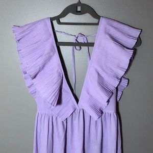 Lilac maxi dress